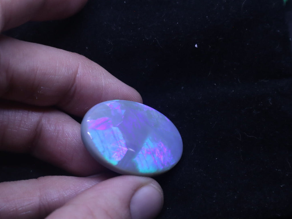 Lightning Ridge Natural Solid Opal - N6 - 38.5 Carats, 34mm x 22mm - Ancient Creatures